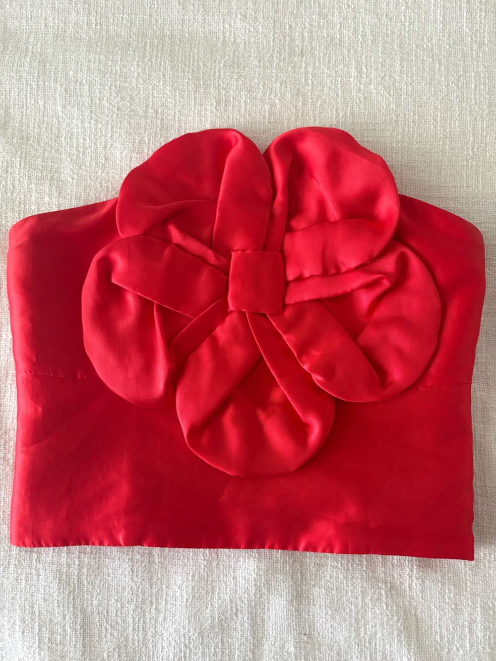 Hutch Red Flower Tube Top